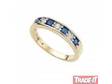DIAMOND   sapphire ring Gold ring with diamonds and....