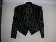 BLACK EVENING Jacket Black evening jacket with Silver....