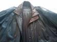 LEATHER COAT Beautiful soft black leather coat,  with....