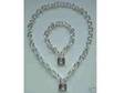 £50 - TIFFANY CHUNKY necklace and bracelet