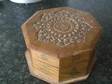 WOODEN TEA caddy not sure on the age of this,  but in....