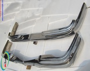 Mercedes W111 coupe bumper in stainless steel