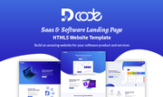 Modern,  Attractive and Ready to use software Landing Page Designs